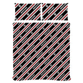 Manchester United dekbedovertrek Stripe 2 persoons 200 x 200 cm